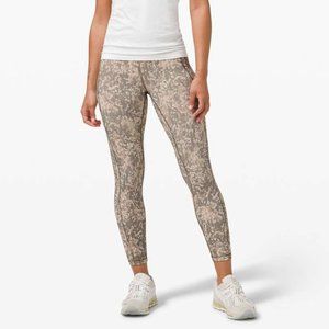 Lululemon Invigorate High-Rise Tight 25" Size 6 NWT Gritstone White Opal Multi
